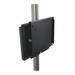 Omnimed Telemedicine Height Adjustable Universal Pole Mount in Black | 8 H x 8 W in | Wayfair 741348
