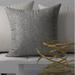 Orren Ellis Luxurious Go-ahead Square Pillow Cover & Insert Polyester | 18 H x 18 W x 6 D in | Wayfair 87F33DD2B993494AB71471046BF86737