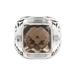 Primeval Garden,'Men's 16 Carat Smoky Quartz Ring'