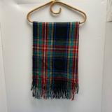 J. Crew Accessories | J. Crew. Wool Plaid Scarf. | Color: Black/Red | Size: Os