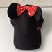 Disney Accessories | Kids Disney World Minnie Adjustable Hats | Color: Black | Size: Osg