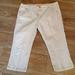 Levi's Pants & Jumpsuits | Levi's Strauss Capri Pants | Color: Cream | Size: 16
