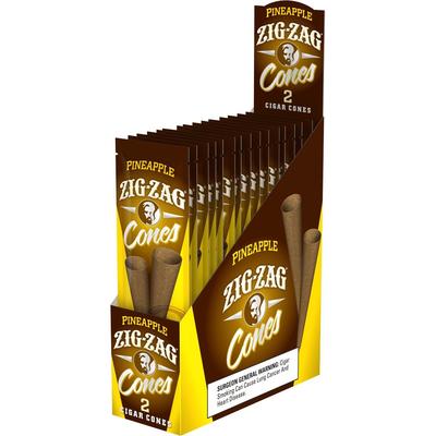 Zig Zag Pineapple Cigar Cones