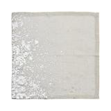 Kim Seybert Metafoil Linen Napkin Linen in Gray | 21 W in | Wayfair NA2201123WHSL