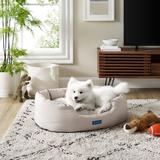 Tucker Murphy Pet™ Cleota Dog Bed Polyester/Synthetic Material in Blue | 9 H x 43.31 W in | Wayfair 6A398F3EBB374F0F81E5B9C8EF86B3E2