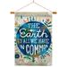 Breeze Decor Earth in Common 2-Sided Polyester 40 x 28 in. Flag Set in Black/Gray | 40 H x 28 W x 1 D in | Wayfair