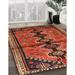 Brown 96 x 0.35 in Indoor Area Rug - Bungalow Rose Southwestern Area Rug Polyester/Wool | 96 W x 0.35 D in | Wayfair