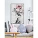 Rosdorf Park Born to Be Real - Floater Frame Graphic Art Print on Canvas Metal in Gray/Pink | 60 H x 40 W x 1.5 D in | Wayfair