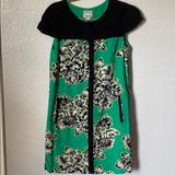 Anthropologie Dresses | Anthropologie Maeve Floral Dress Euc | Color: Black/Green | Size: 2