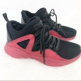 Nike Shoes | Kids Jordan Nike High Top Basketball Sneakers | Color: Black/Red | Size: 6b