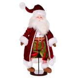 Vickerman 659885 - 19" Deck The Halls Santa Doll with Stand (KV202019) Christmas Figurine Decorations