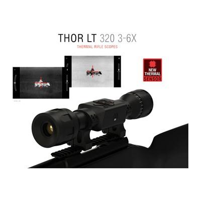 Atn Thor Lt 320 Thermal Rifle Scope - Thor Lt 320 3-6x25mm Thermal Rifle Scope