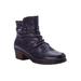 Extra Wide Width Women's Roxie Bootie by Propet in Navy (Size 8 1/2 WW)