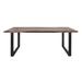 Loon Peak® Sartell Towle Live Edge Dining Table Wood/Metal in Black/Brown | 30 H x 86 W x 39 D in | Wayfair AC598726DD9A42BB9B0F730428C88C22