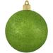 The Holiday Aisle® 4" (100mm) Ornament, Commercial Grade Shatterproof Plastic Ball Ornaments Plastic in Green | Wayfair