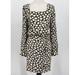 Anthropologie Dresses | Anthropologie Leifsdottir Silk Floral Print Dress | Color: Black/White | Size: 0