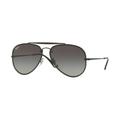 Ray-Ban RB3584N Sunglasses 153/11-58 - Demi Glos Black Frame Grey Gradient Dark Grey Lenses