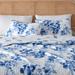 Great Bay Home Jacqueline Printed Reversible Quilt Set Microfiber/Cotton in Blue/White | Queen Quilt + 2 Standard Shams | Wayfair EC700409