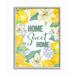 Stupell Industries Home Sweet Home Summer Floral & Lemon Citrus by Andrea Tachiera - Graphic Art Print in Brown | 14 H x 11 W x 1.5 D in | Wayfair