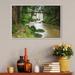 Art Remedy Rainforest III Waterfalls - Graphic Art Print on Canvas in Brown/Green | 16 H x 24 W x 1.5 D in | Wayfair 31090_24x16_CANV_WFL