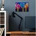 Red Barrel Studio® Playful Multicolor Flowers - Graphic Art Print Canvas in Blue/Green/Orange | 16 H x 20 W x 1.5 D in | Wayfair