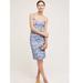 Anthropologie Dresses | Anthropologie Flowered Spaghetti Strap Dress | Color: Blue/White | Size: 6