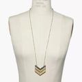 Madewell Jewelry | Madewell Arrowstack Necklace | Color: Gold | Size: Os