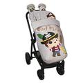 Universal Baby Footmuff with Fleece Feet Cover, Removable with Zips, Machine Washable (Bad Pirate)