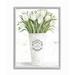 Stupell Industries Tulip Bouquet in Parisian Vase Floral Arrangement by Cindy Jacobs - Graphic Art Print in Brown | 14 H x 11 W x 1.5 D in | Wayfair