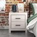 Latitude Run® Alferetta 2 - Drawer Nightstand Wood in White | 23.5 H x 21.75 W x 16.25 D in | Wayfair 23376C209C2D4785AC2E6BA33BB79B2F