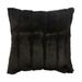 Willa Arlo™ Interiors Havana Square Faux Fur Pillow Cover & Insert Faux Fur/Down/Feather in Brown | 22 H x 22 W x 5 D in | Wayfair