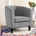 Armchair - Prospect Upholstered Fabric Armchair by Modway Polyester in Gray | 29.5 H x 28.5 W x 30.5 D in | Wayfair EEI-2551-LGR