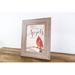 Rosalind Wheeler Cardinals Appear Beige - Picture Frame Textual Art Print Wood/Paper in Brown | 16 H x 13 W x 0.5 D in | Wayfair