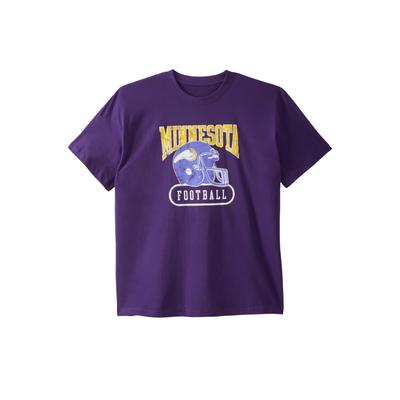 Men's Big & Tall NFL® Vintage T-Shirt by NFL in Minnesota Vikings (Size 3XL)