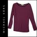 Michael Kors Tops | Michael Kors Women Stripe Blouse Xs Black / Pink | Color: Black/Pink | Size: Xs