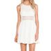 Free People Dresses | Free People Daisy Waist Mini Ivory Dress | Color: Cream | Size: 8