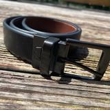 Levi's Accessories | Levi’s Black & Brown Belt W/ Black Metal Buckle | Color: Black/Brown | Size: 26-28 (M)