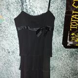 Nine West Dresses | Black Silk Nine West Mini Dress Sz 4 | Color: Black | Size: 4