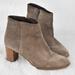 J. Crew Shoes | J Crew Taupe Leather Booties Sz 7.5 | Color: Brown/Tan | Size: 7.5