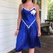 Victoria's Secret Intimates & Sleepwear | 90’s Victoria’s Secret Slip Gown | Color: Blue/White | Size: S