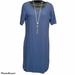 Lularoe Dresses | Lularoe Blue Julia Dress Sz L | Color: Blue | Size: L