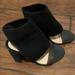 Zara Shoes | Barely Worn Zara Bootie Heels Size 38 Black | Color: Black | Size: 8