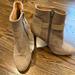 Coach Shoes | Coach “Mason” Beige Heel Booties. 6 B | Color: Tan | Size: 6