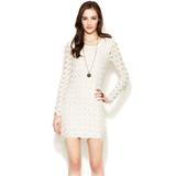 Free People Dresses | Free People Wild Thing Mini Zig Zag Dress White S | Color: White | Size: S