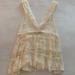 Free People Tops | Free People Lace Camisole | Color: Cream/White | Size: Xs