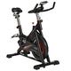 HOMCOM Stationary Exercise Bike, 10kg Flywheel Cycling Machine with Adjustable Resistance, LCD Monitor, Phone and Bottle Holder for Home Gym Office Cardio Workout Aerobic Training