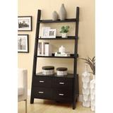 Red Barrel Studio® Absolon Ladder Bookcase Wood in Brown | 72 H x 33.5 W x 16.75 D in | Wayfair CA78BEABC08B49EDA2BC5CB754AC0E72