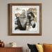 Foundry Select Driving Horses II - Picture Frame Graphic Art Print on Paper Metal in Gray | 32 H x 32 W in | Wayfair