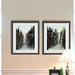 Latitude Run® Gotham I - 2 Piece Picture Frame Painting Print Set on Paper in Black/Gray/Green | 20 H x 16 W x 1 D in | Wayfair