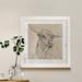 Foundry Select Silver Fragments II - Picture Frame Drawing Print on Paper in Gray | 31.5 H x 31.5 W x 1.5 D in | Wayfair